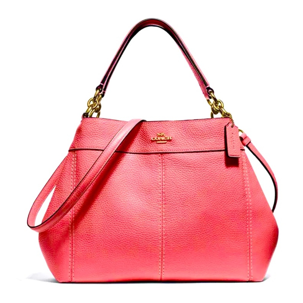 Coach Pink Leather Handbag